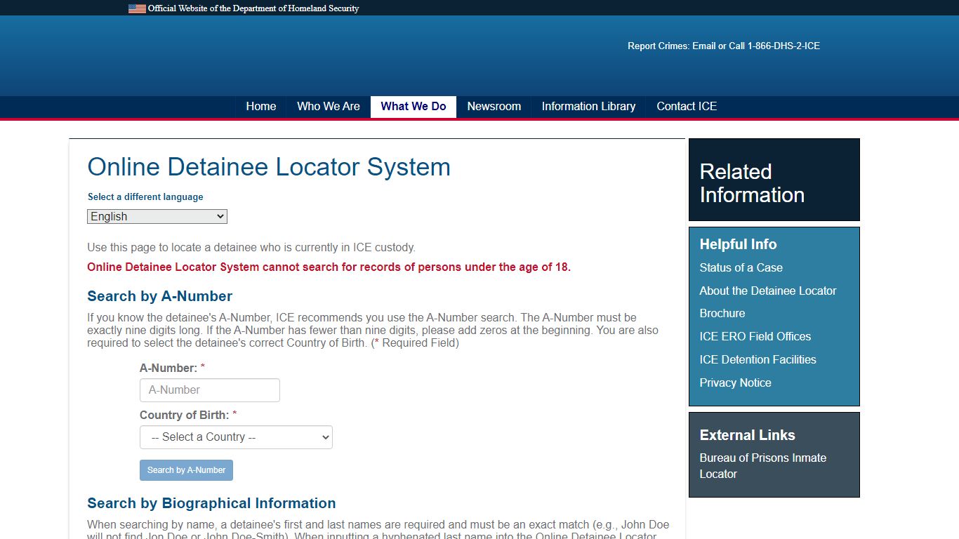 U.S. Immigration and Customs Enforcement